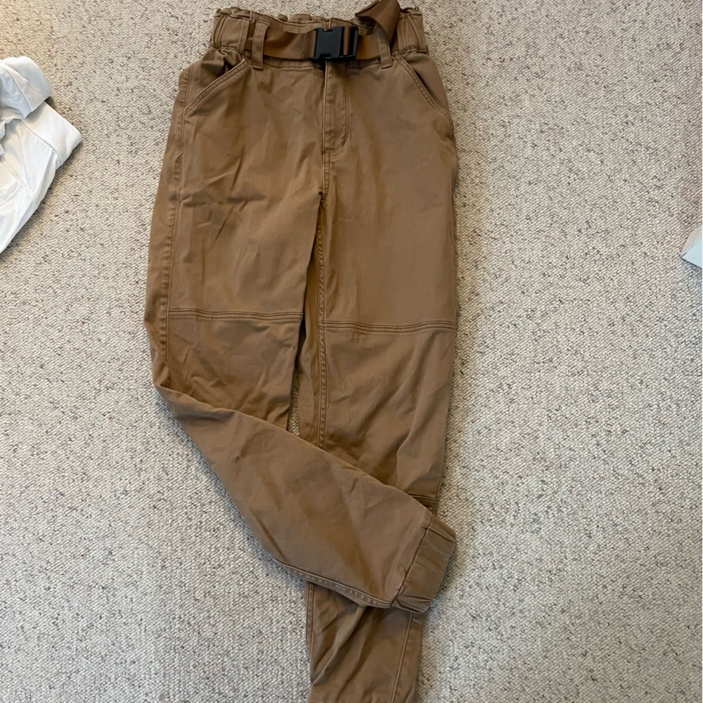 Ultra high rise utility pants size small